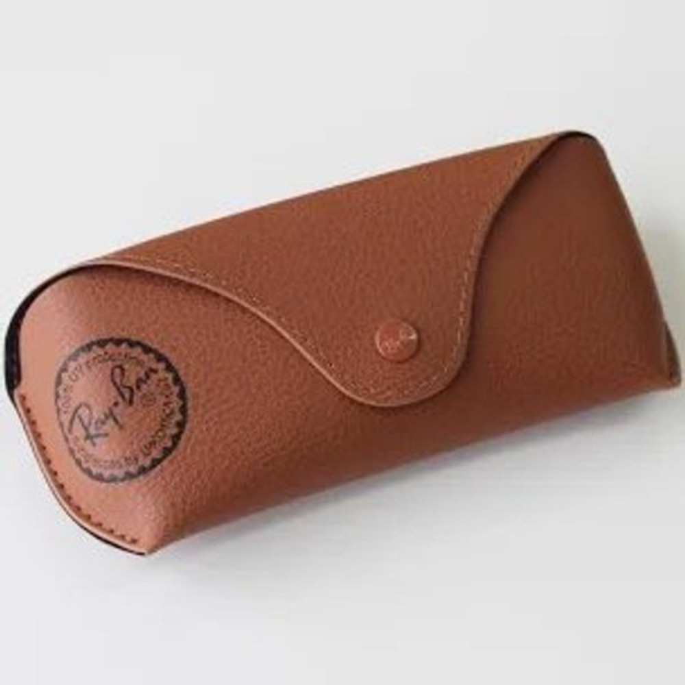 Ray Ban sunglassesโ case cognac tan brown